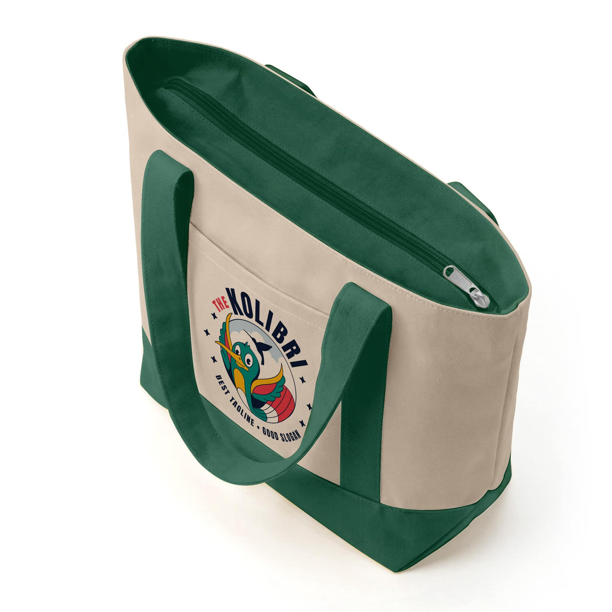 Custom Mini Iconic Zipper Shopping Bag