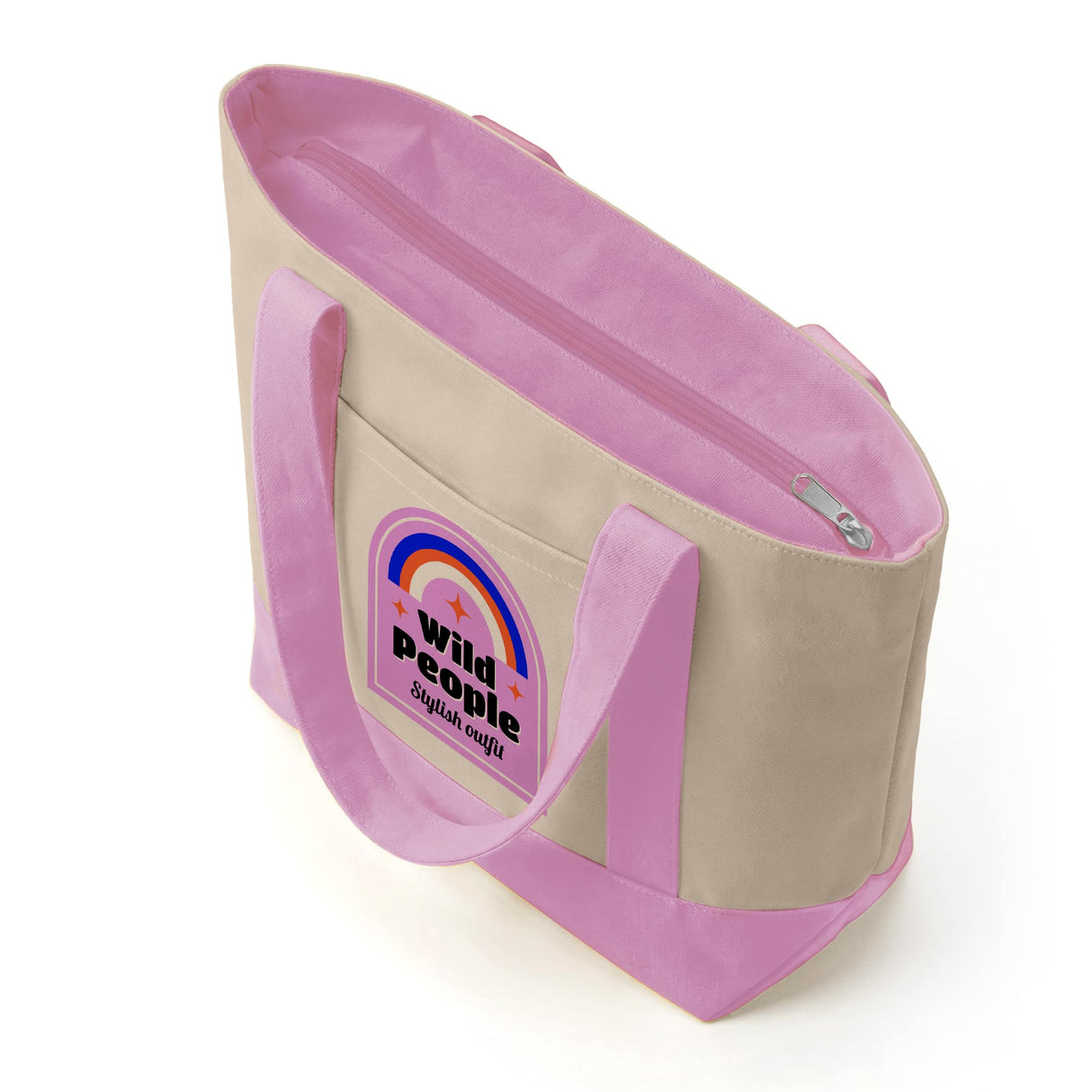 Custom Mini Iconic Zipper Shopping Bag