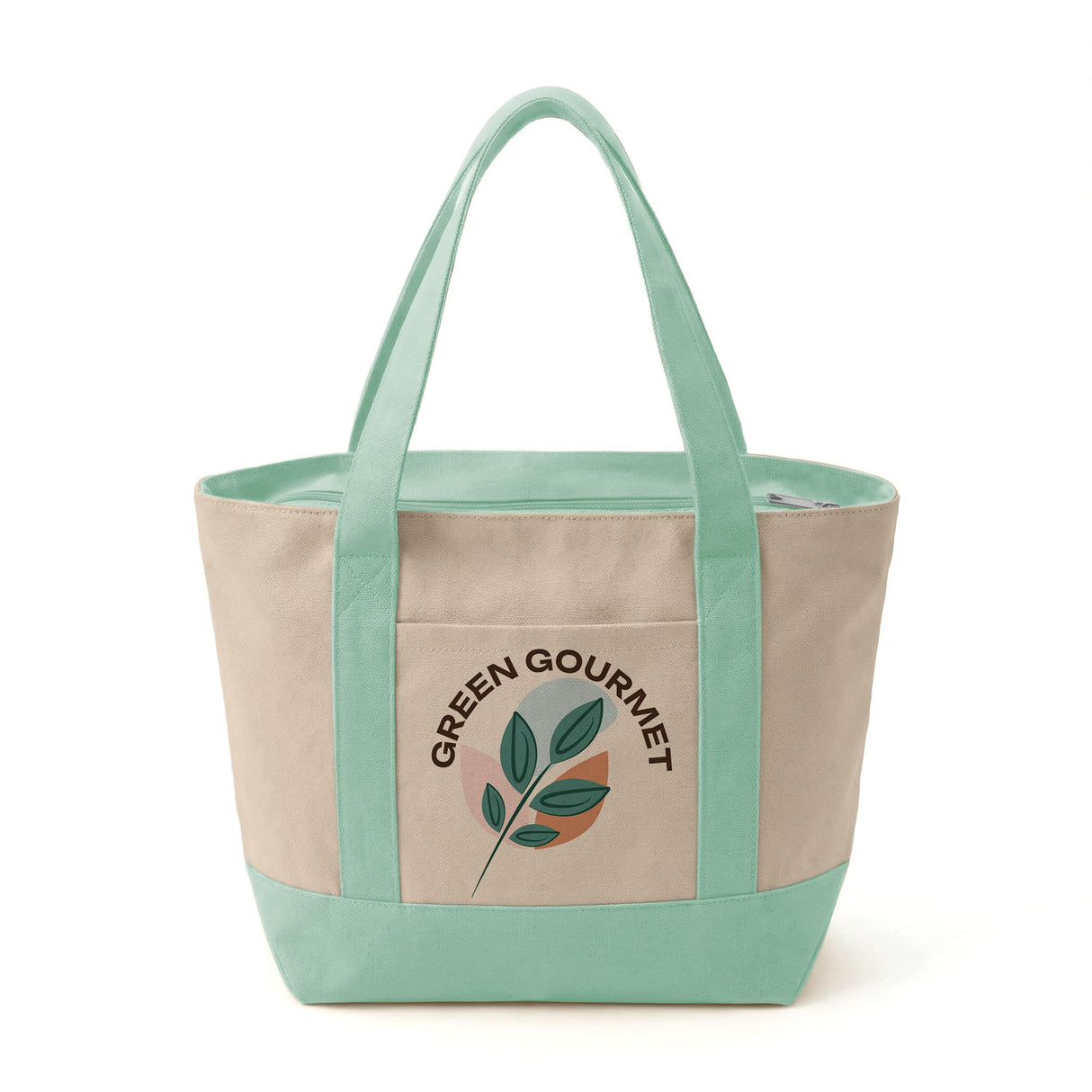 Custom Mini Iconic Zipper Shopping Bag
