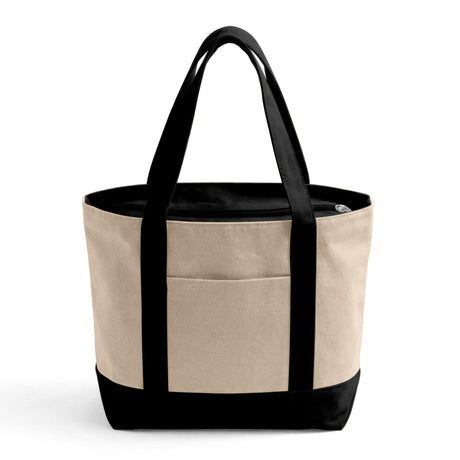 Iconic Large Zipper Shopping Bag - TG238ZIP