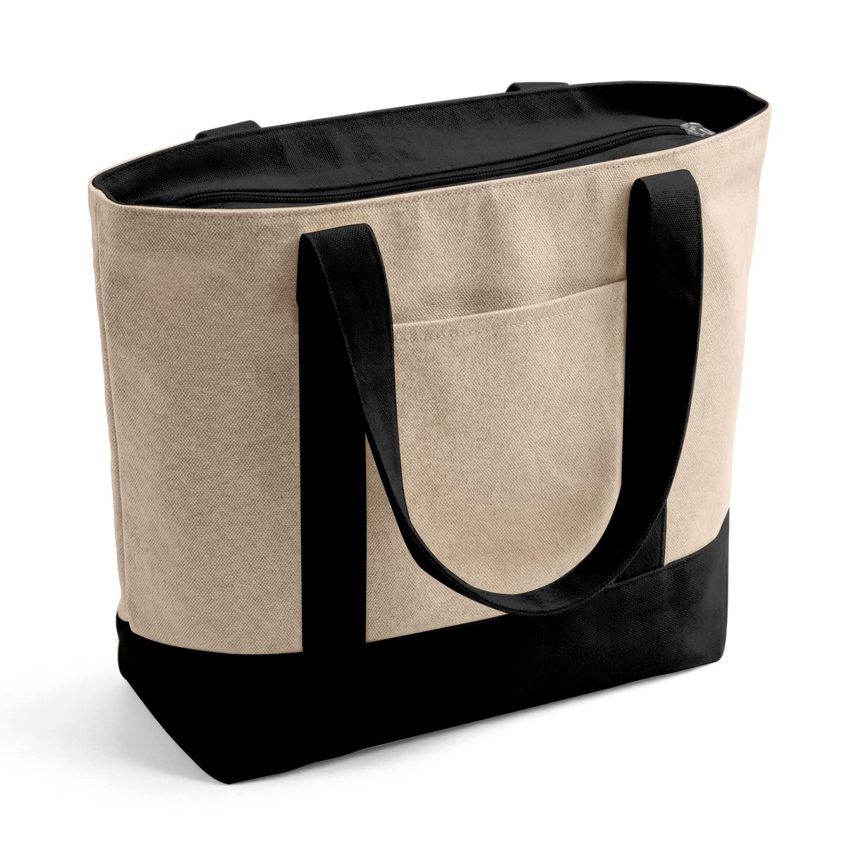 Iconic Large Zipper Shopping Bag - TG238ZIP