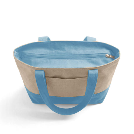 Iconic Large Zipper Shopping Bag - TG238ZIP