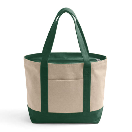 Iconic Large Zipper Shopping Bag - TG238ZIP