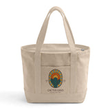 Custom Iconic Zipper Shopping Bag