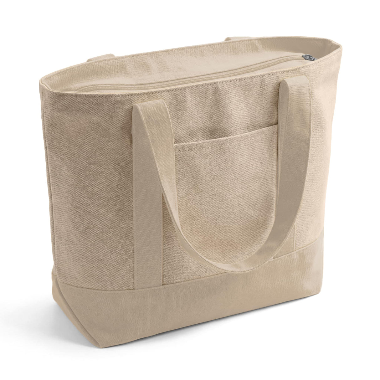 Iconic Large Zipper Shopping Bag - TG238ZIP