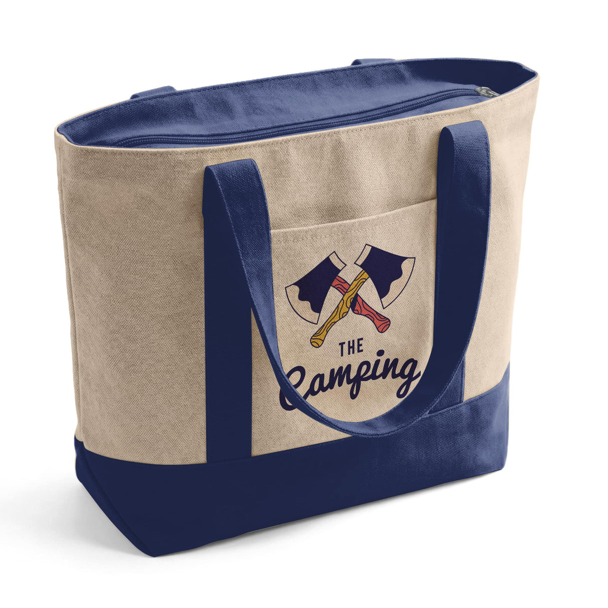 Custom Iconic Zipper Shopping Bag