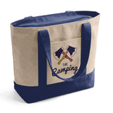 Custom Iconic Zipper Shopping Bag