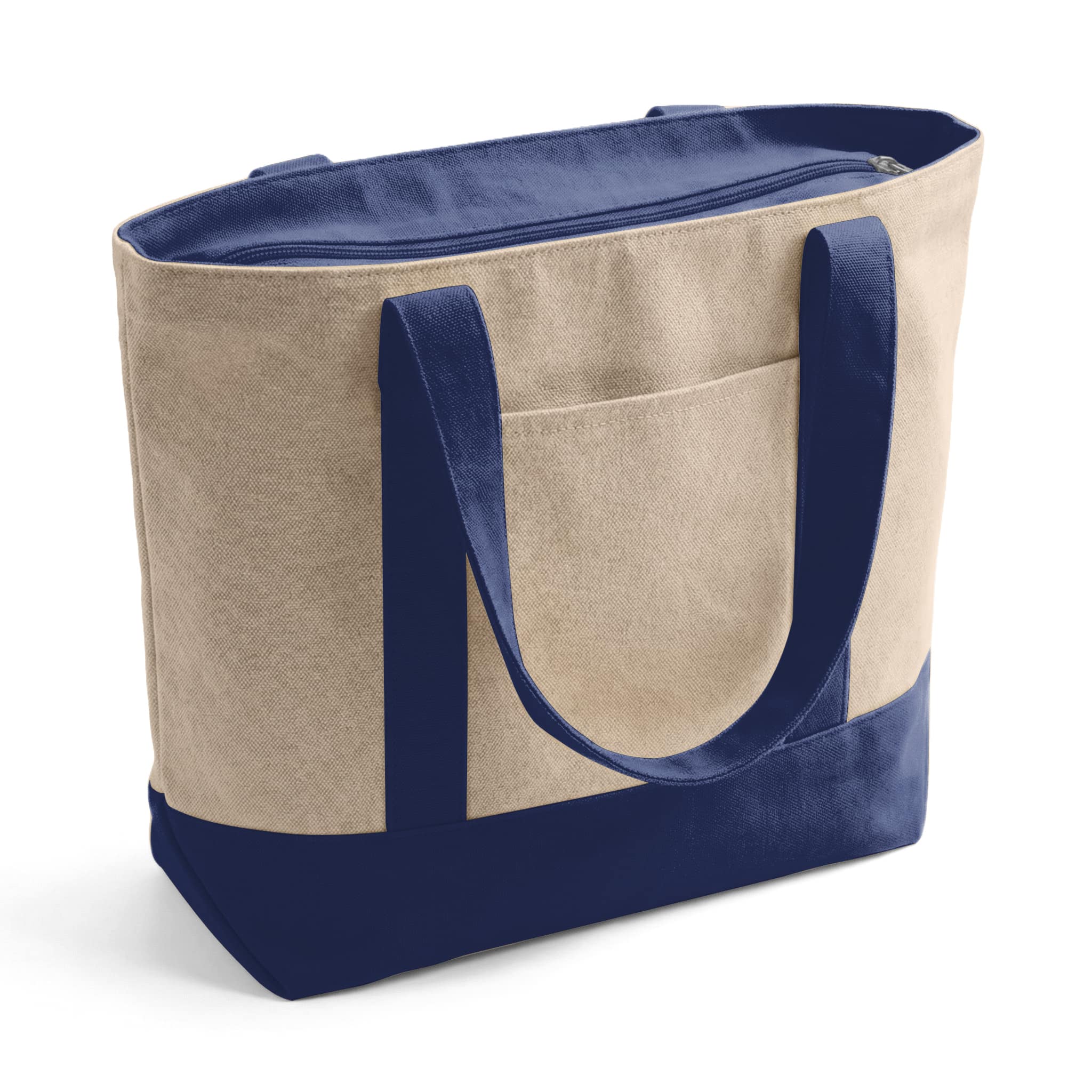 12 ct Iconic Zipper Shopping Bag - By Bundle