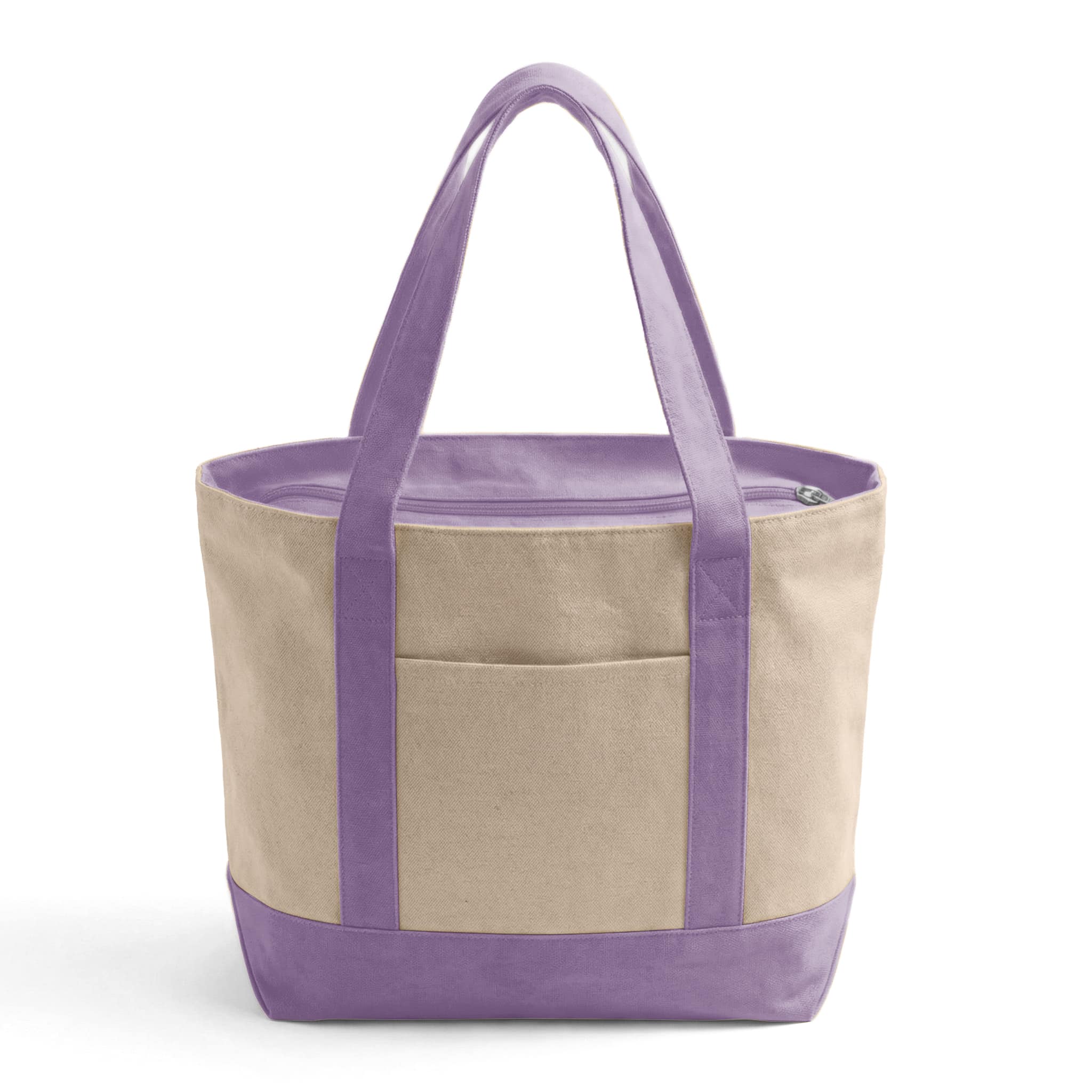 ミュージシャン GNU LOGO LEISURE TOTEBAG PURPLE/RED Iconic Large Zipper Shopping Bag - TG238ZIP