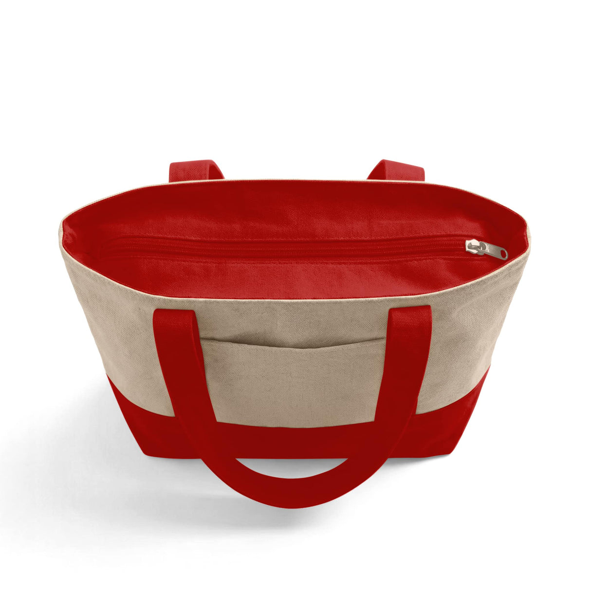 Iconic Large Zipper Shopping Bag - TG238ZIP