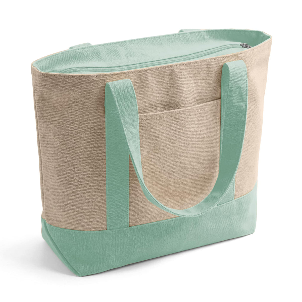 Iconic Large Zipper Shopping Bag - TG238ZIP