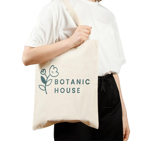 Custom Cotton Budget Tote Bag With Logo