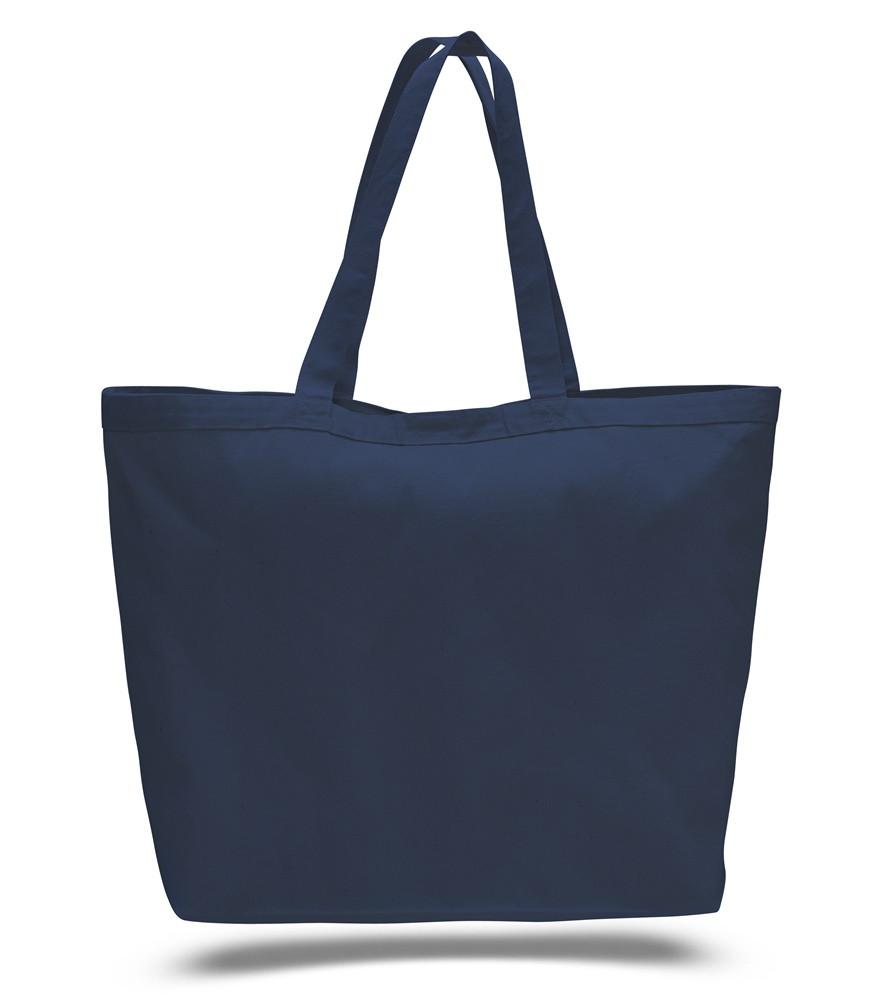 Large navy tote discount bag