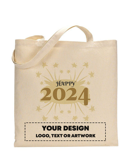 Happy 2024 Tote Bag - New Year's Tote Bags