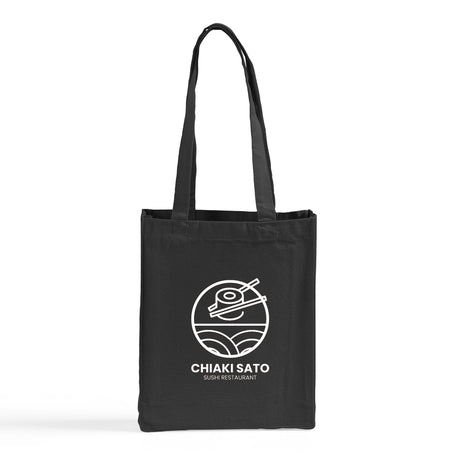 Book Bag Custom Printed Canvas Tote Bags / Promotional Small Canvas Bags - TF220