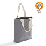 96 ct Recycled Canvas Tote Bag With Bottom Gusset - By Case