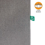 6 ct Recycled Heavy Canvas Tote with Full Gusset - By Bundle