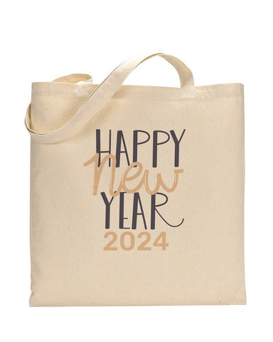 Happy New Year 2023 Tote Bag - New Year's Tote Bags Customized