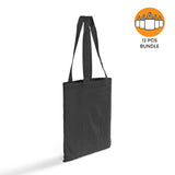 12 ct Eco-Friendly Canvas Convention Tote Bags - By Dozen