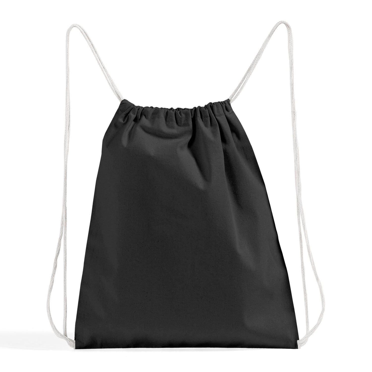 blank cotton mini backpack Small Canvas Drawstring Backpack / Cinch Packs