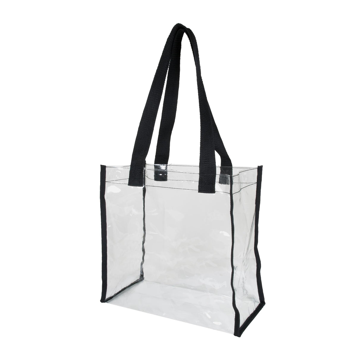 6 ct Transparent Stadium Approved Clear Tote Bags - By Bundle