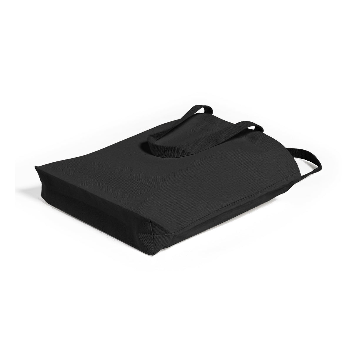 Black Cotton Denim Tote Bag