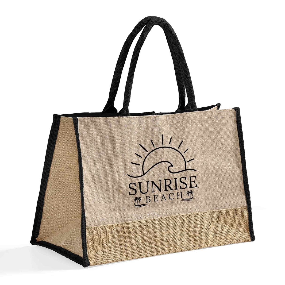 Fashion Jute Tote Bags Customized - Personalized Jute Tote Bags With Your Logo - TJ892
