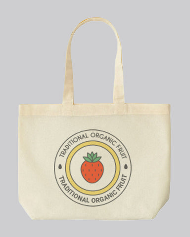 Large Cotton Basic Grocery Tote Bags Customized - Personalized Tote Bags With Your Logo - TG160