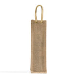 burlap wine bag removable dividers