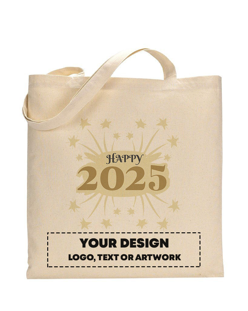 Happy 2025 Tote Bag - New Year's Tote Bags