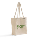 Customized Canvas Beach Fancy Rope Handles Tote Bag - Personalized Tote Bags With Your Logo - RP200