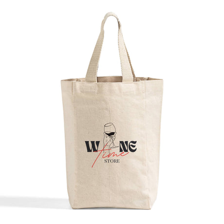 Canvas Double Wine Tote Bag