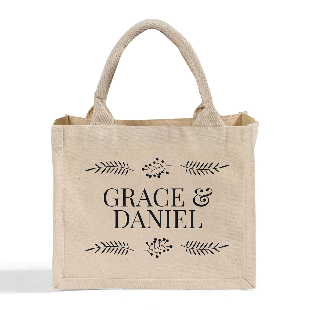 Custom Wedding Favor Tote Bags with Pocket - TF207