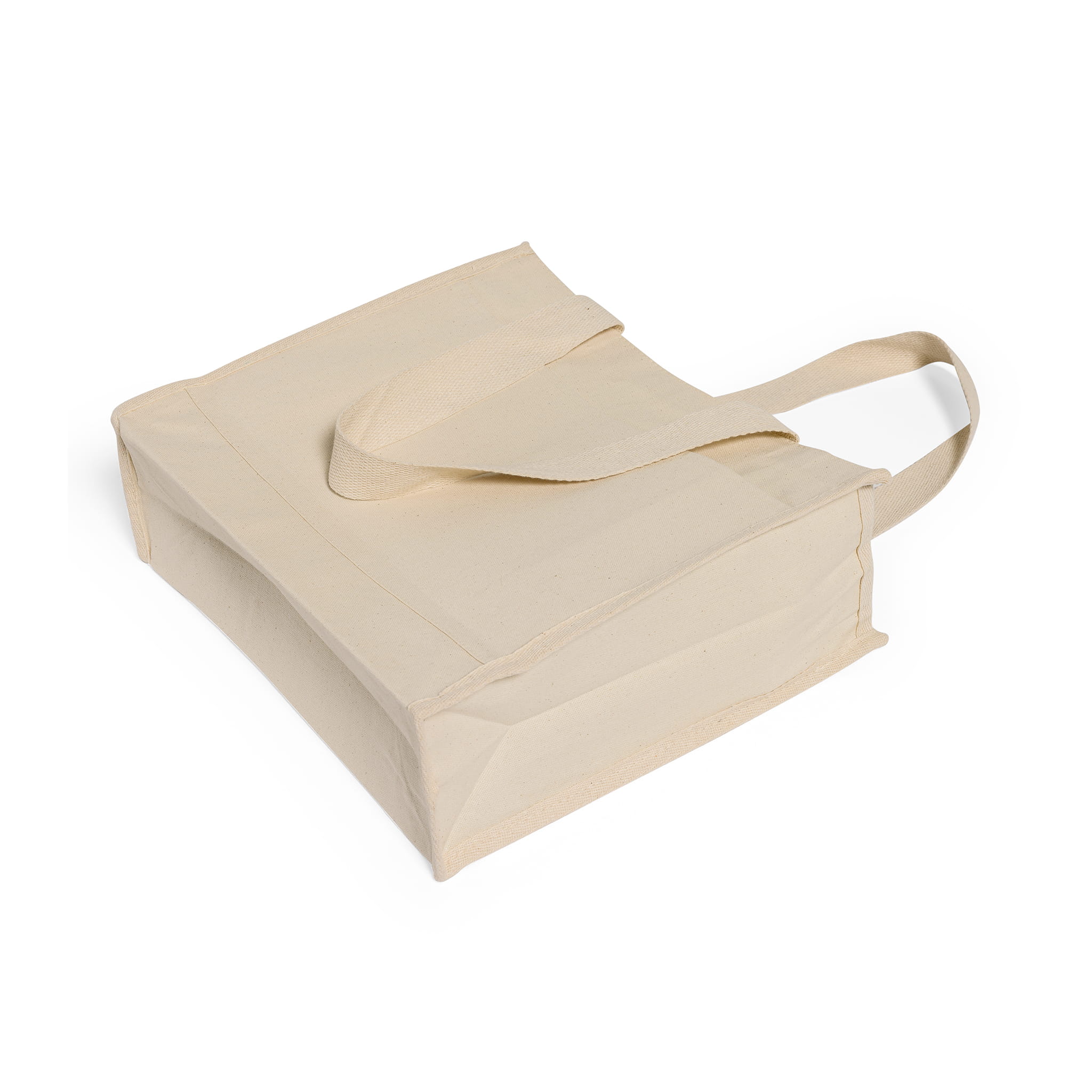Heavy Canvas Tote Bag with Colored Trim