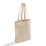 canvas value gusset tote bag