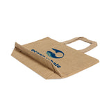 personalized jute burlap tote bag