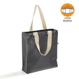 6 ct Recycled Heavy Canvas Tote with Full Gusset - By Bundle