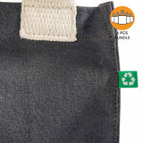 6 ct Recycled Canvas Book Bag with Full Gusset - By Bundle
