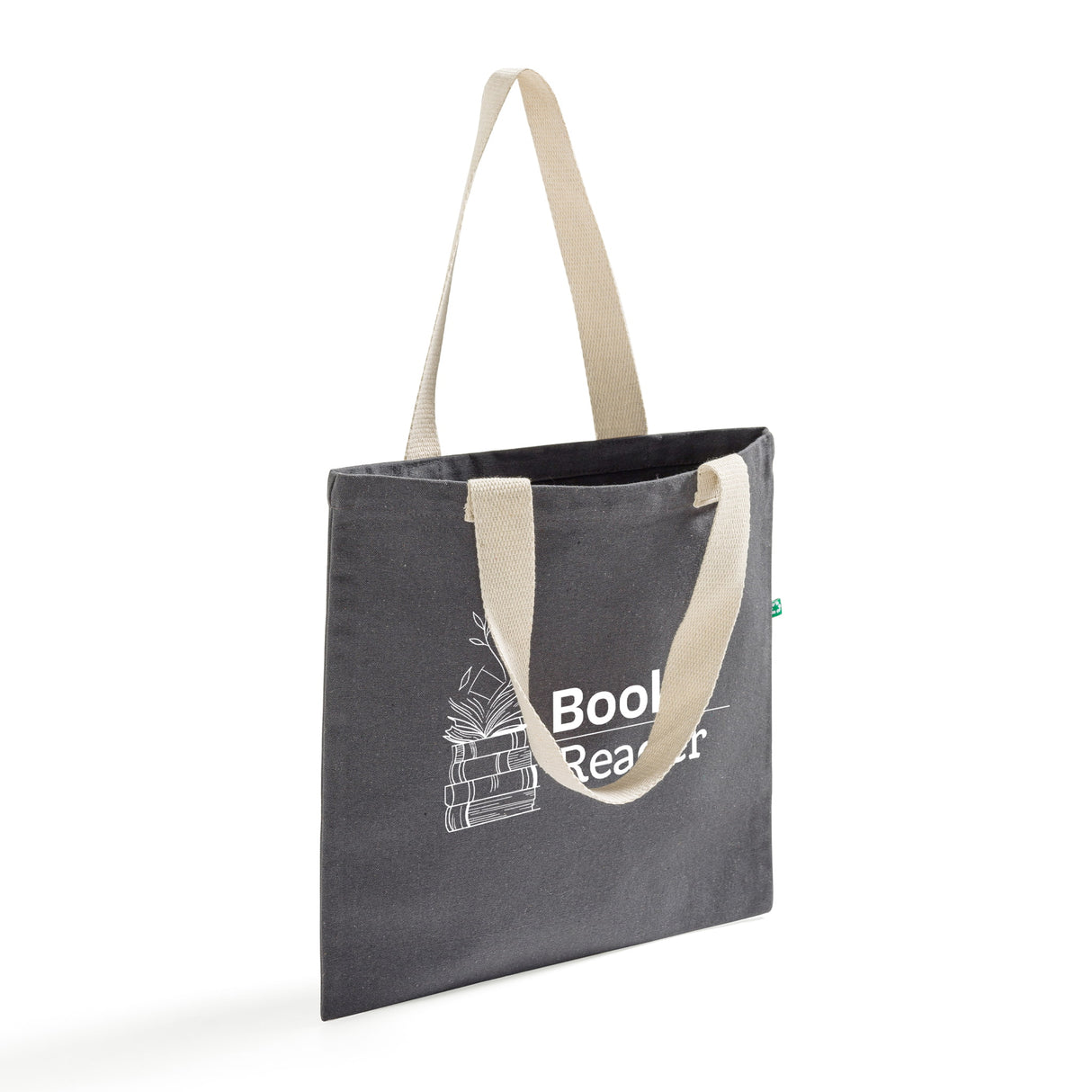 Recycled Canvas Basic Book Bag - Recycled Tote Bags With Your Logo  - RC869