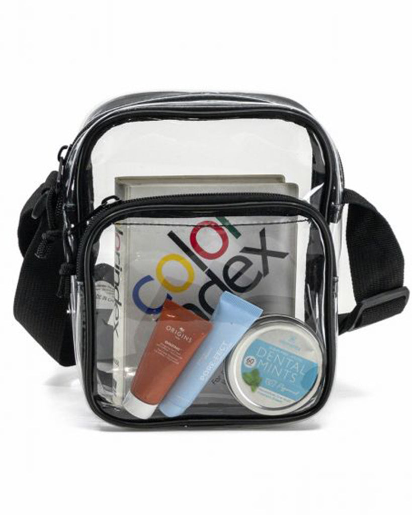 Clear Vinyl Sling Bag