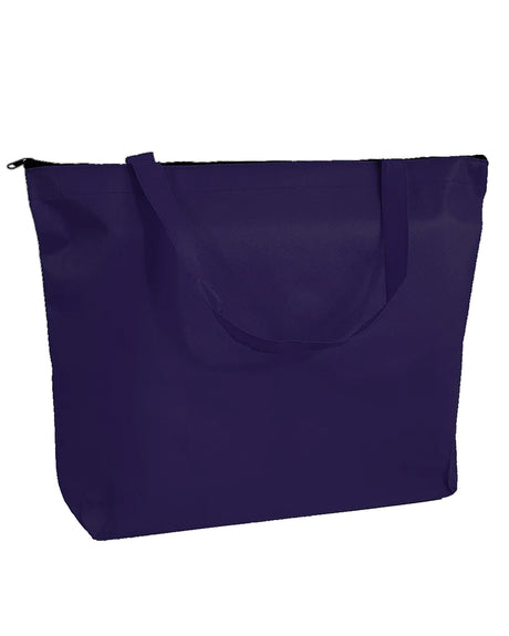 Zippered Promo Convention Tote Bag with Gusset - GN26