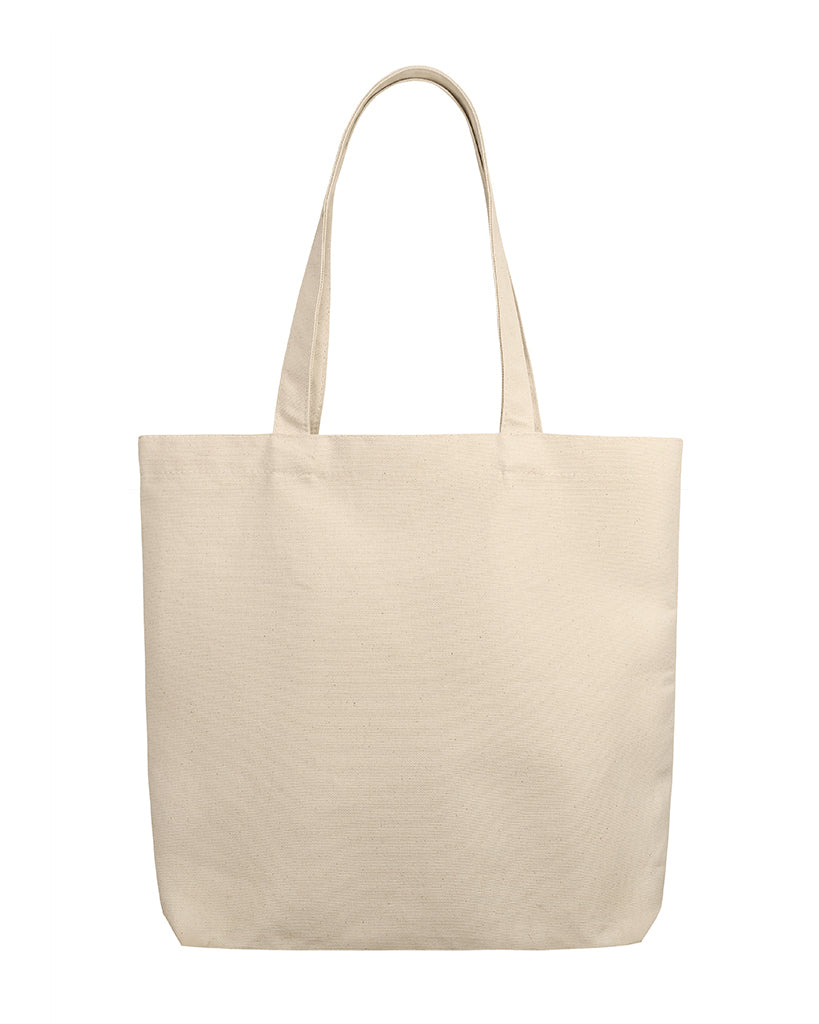 Closeout Organic Cotton Canvas Tote Bags with Gusset - OR110