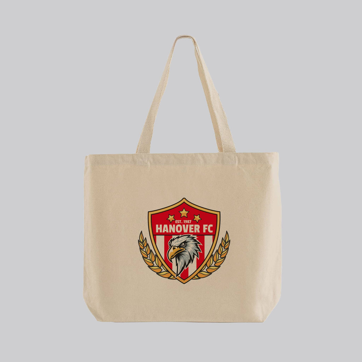 Med/Large Canvas Tote Bags Customized / Personalized Tote Bag with Long Handles - TG250