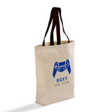 Color Handle Logo Custom Tote Bags - Canvas Tote Bags With Your Logo