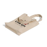 custom mini canvas gift tote bag