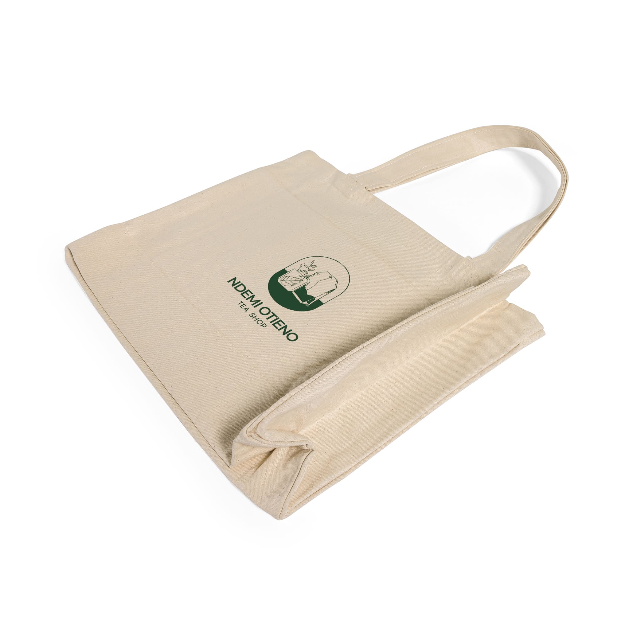Customized Cotton Canvas Tote Bag with Inside Zipper Pocket - Personal