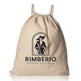 Custom Organic Cotton Drawstring Backpack