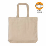 12 ct Heavy Cotton Twill Convention Tote Bag | By Dozen