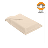 12 ct Cotton Shoe Bags / Value Drawstring Bags - By Dozen