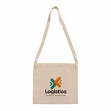 Small Messenger Canvas Tote Bags / Custom Logo Canvas Messenger Tote Bags - MB210